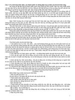 câu hỏi và đáp án thi môn lâm sinh