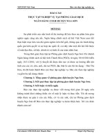 Báo cáo thực tập nghiệp vụ chi nhánh ngân hàng chính sách xã hội tỉnh Thanh Hóa