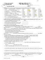 Đề Kt 1 tiết Av7 lần 4