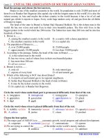 UNIT 16: THE ASSOCIATION OF SOUTHEAST ASIAN NATIONS