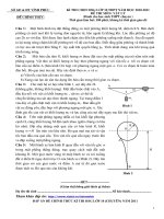 Đề-đáp án HSG lý 10-chuyên tỉnh Vĩnh phúc -2011