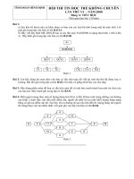 Đề thi tin học trẻ tỉnh Bình Định lần 6