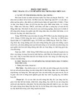 Thực trạng việc kiểm tra các hình thức tiến hành hoạt động giáo dục