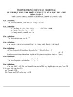 ĐỀ THI HỌC SINH GIỎI TOÁN CẤP HUYỆN LỚP 6