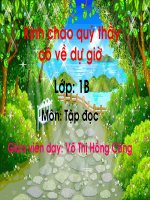 Tập đọc: Người bạn tốt-Lớp 1 (đã chỉnh sửa)