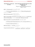 Đề Toán 10 HSG Tỉnh Hà Tĩnh 2010-2011