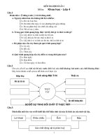 De thi toan TV Khoa su dia lop 4 ki II