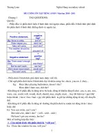 Ngữ pháp tiếng anh lớp 9