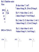 Luyện tập - Chia một số có 5 chữ số cho số có 1 chữ số