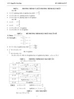 TỔNG HỢP CÔNG THỨC TOÁN CẤP 3