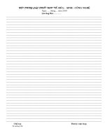 MẪU BB họp tổ CM