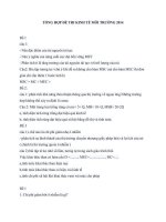 TỔNG HỢP ĐỀ THI KINH TẾ MÔI TRƯỜNG