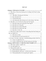 Đánh giá ảnh hưởng của nước thải trong hoạt động khai thác và chế biến khoáng sản tới môi trường nước và trầm tích trên suối cát, huyện đại từ, tỉnh thái nguyên