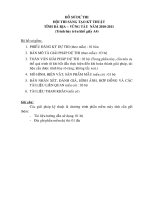 Hồ sơ dư thi STKT năm 2011