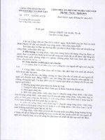 CV 777_ Chuyển loại công chức, viên chức