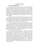 Thực trạng và các giải pháp quản lý  việc dạy thêm, học thêm của học sinh trường THCS Tô Vĩnh Diện Thị Trấn Triệu Sơn