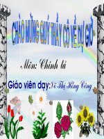 Chính tả: Mèo con đi học-Lớp 1(đã chỉnh sửa)