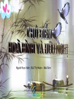 HDNGLL: Chủ điểm tháng 4