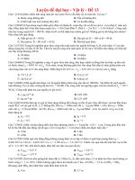 Đề 13  môn vật lý hay và đặc sắc