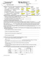 Đề Kt 1 tiết Av8 lần 4