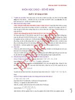 Phương pháp dùng máy tính bỏ túi giải HPT  BPT  PT