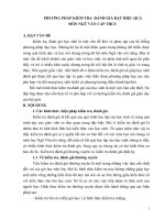 SKKN PHƯƠNG PHÁP KIỂM TRA ĐÁNH GIÁ ĐẠT HIỆU QUẢ MÔN NGỮ VĂN CẤP THCS