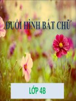 giờ sinh hoạt lơp 4