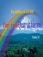Thuc hanh: Quan sat bau troi