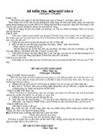 BỘ ĐỀ ÔN LUYÊN VÀO 10 ( Nâng cao)