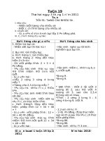 GIAO AN BUOI 1 TUAN 19 LOP 2