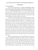 Một số Kinh nghiệm giáo dục đạo đức cho học sinh THPT thông qua tiết sinh hoạt lớp chủ nhiệm