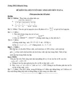 đề thi thử HSG toán 6