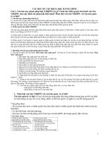 CÂU HỎI  ÔN TẬP KHOA HỌC HÀNH CHÍNH