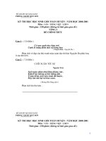 Đề HSG Văn 9,2011,Quế Sơn, QNam