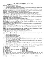 ôn tập vật lý 9 năm học 2010-2011