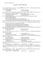 Ôn tập cân bằng hóa học