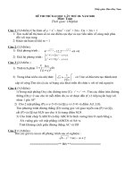 Thi Thử DH hay nhất(ngày thi 22/6/2008)