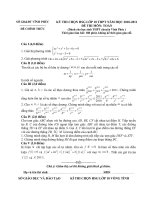 Đề-đáp án.HSG Toán 10-chuyên- Tỉnh Vĩnh Phúc