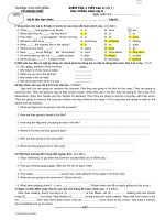 Đề Kt 1 tiết Av6 lần 4