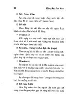 Các phương pháp phục hồi sức khỏe