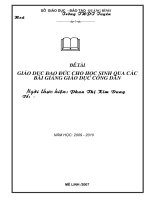 sáng kiến kinh nghiệm giáo dục công dân