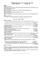 2 Đề và đáp án HKII Sử  6 hay