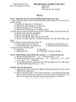 DE Kiem tra giua HK I Vat ly 8 Đề 2