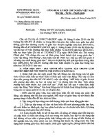 Hướng dẫn thực hiện nhiệm vụ năm học 2010 -2011