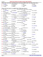 ÔN THI TRẮC NGHIỆM NÂNG CAO_7