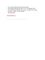 Tổng hợp đề thi thử ĐH của các trường THPT chuyên