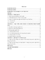 Khảo sát sự phân bố của một số thành phần hóa học trong nước ngầm khu vực đông nam hà nội