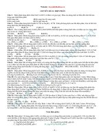 Bài tập điện phân