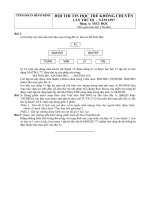 Đề thi tin trẻ tỉnh Bình Định lần 3