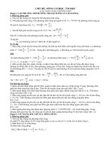 Phương pháp giải các dạng bài tập vật lí 12